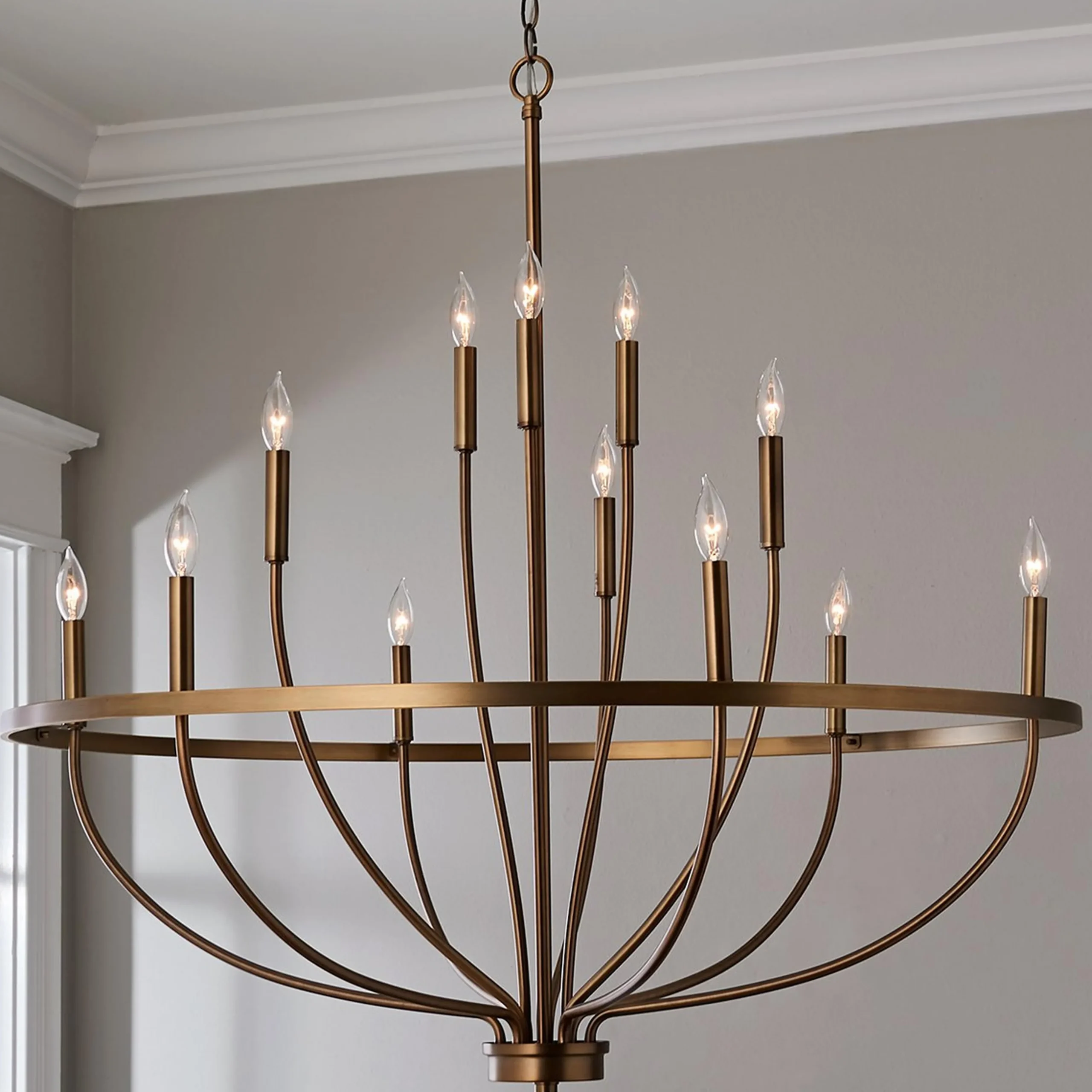 Graceful Curve Chandelier - Large