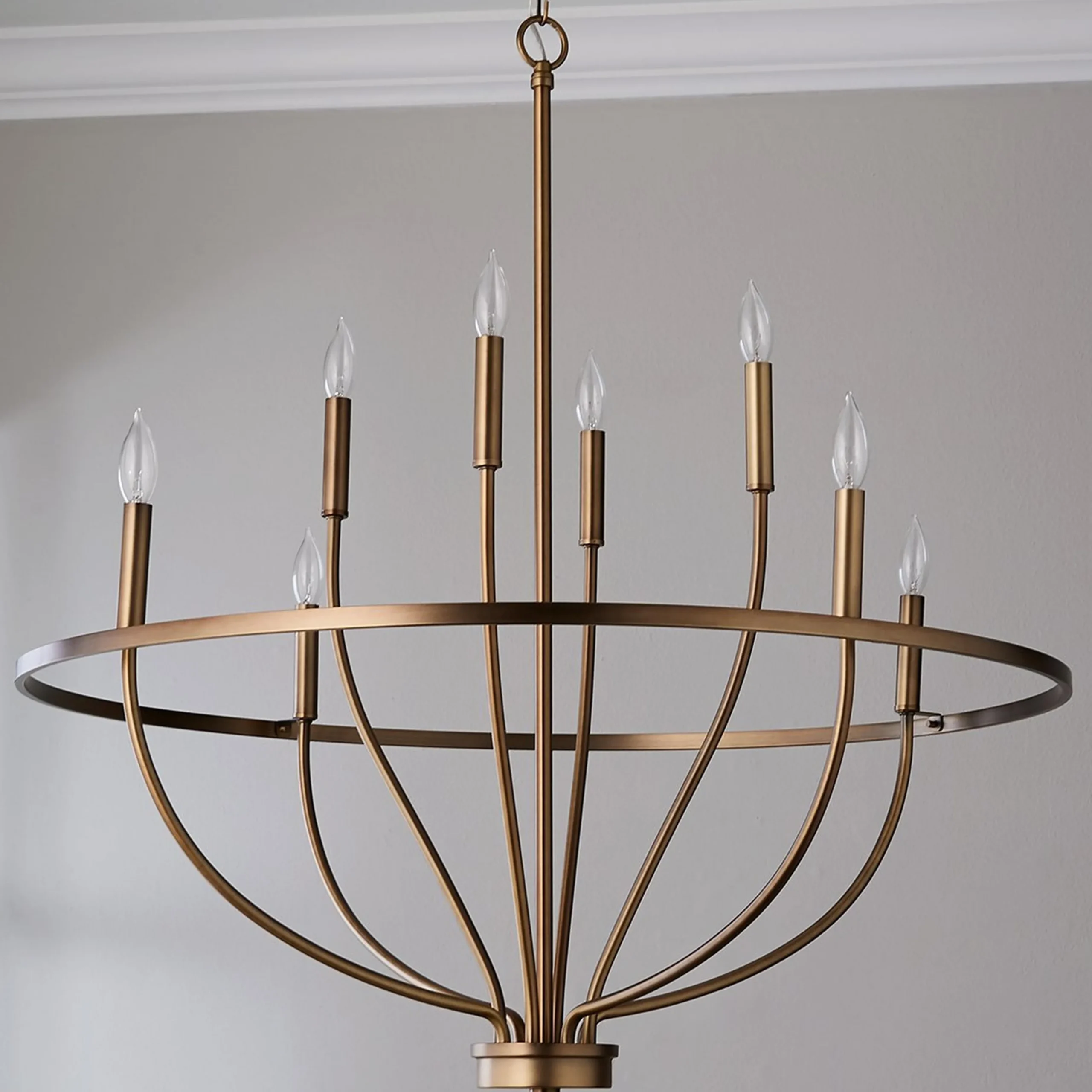 Graceful Curve Chandelier - Medium
