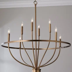 Graceful Curve Chandelier - Medium