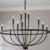 Graceful Curve Chandelier - Large