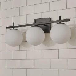Graceful Opal Vanity Light - 3 Light