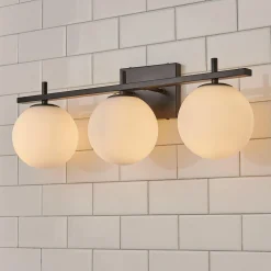 Graceful Opal Vanity Light - 3 Light