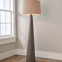 Graystone Cement Floor Lamp