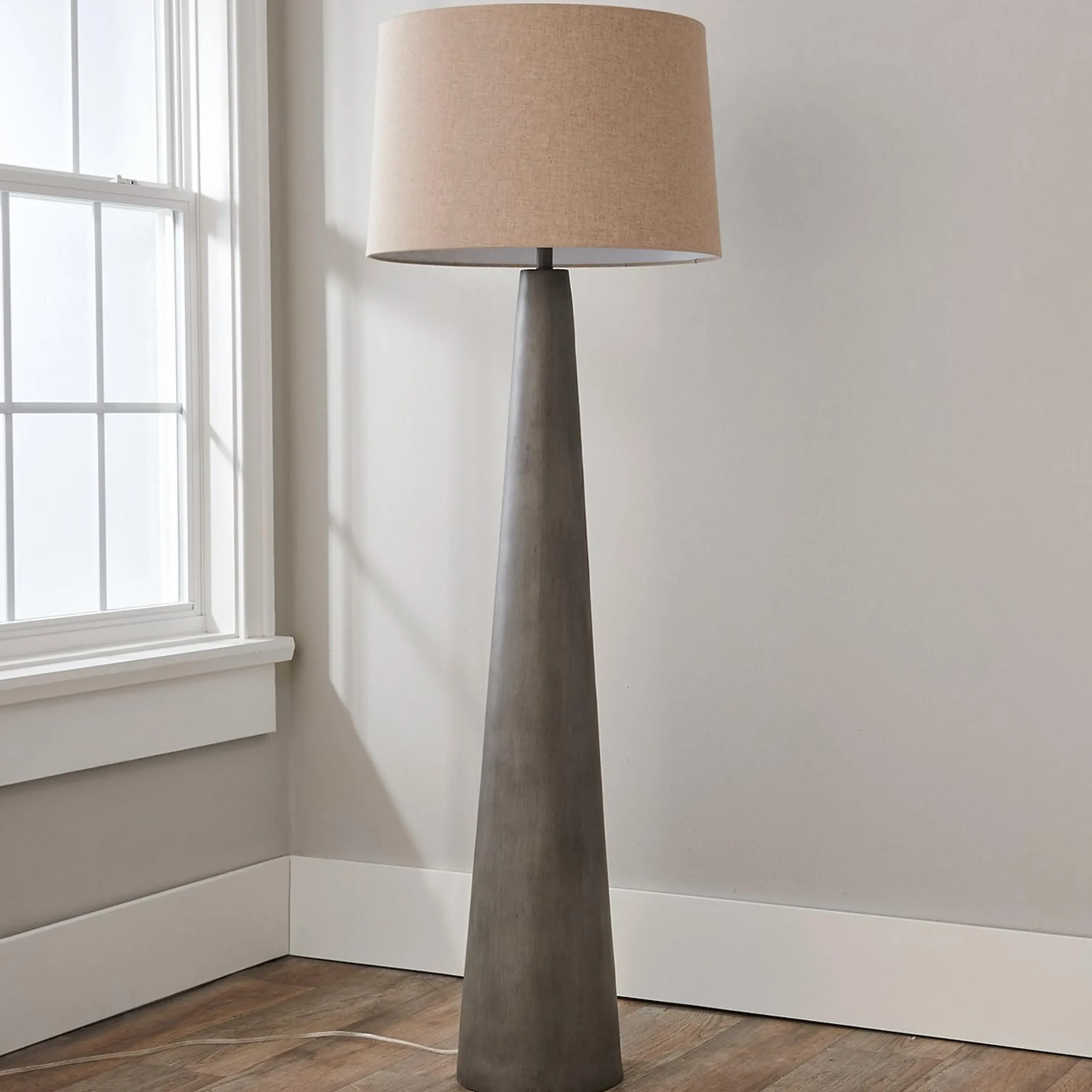 Graystone Cement Floor Lamp