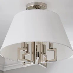 Greek Key Convertible Ceiling Light