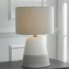 Grooved Concrete Table Lamp
