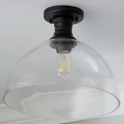 Gwynn Isle Dome Semi-Flush Ceiling Light - Large