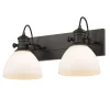Gwynn Isle Dome Vanity Light - 2 light