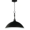 Hammered Metal Pendant Light - Large