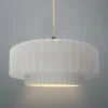 Harmonia Ceramic Pendant - Small - Bisque