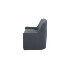 Hecuba Rolling Dining Chair - Fabric