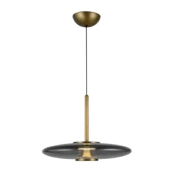 Helius LED Pendant - Smoke Glass
