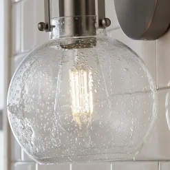 Hinley Seeded Glass Sconce