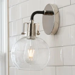 Hinley Seeded Glass Sconce