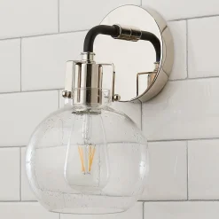 Hinley Seeded Glass Sconce