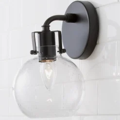 Hinley Seeded Glass Sconce