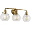 Hinley Seeded Glass Vanity Light - 3 Light