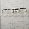 Hinley Seeded Glass Vanity Light - 5 Light