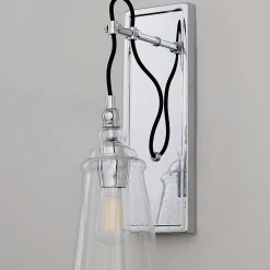Historic Industrial Seeded Sconce
