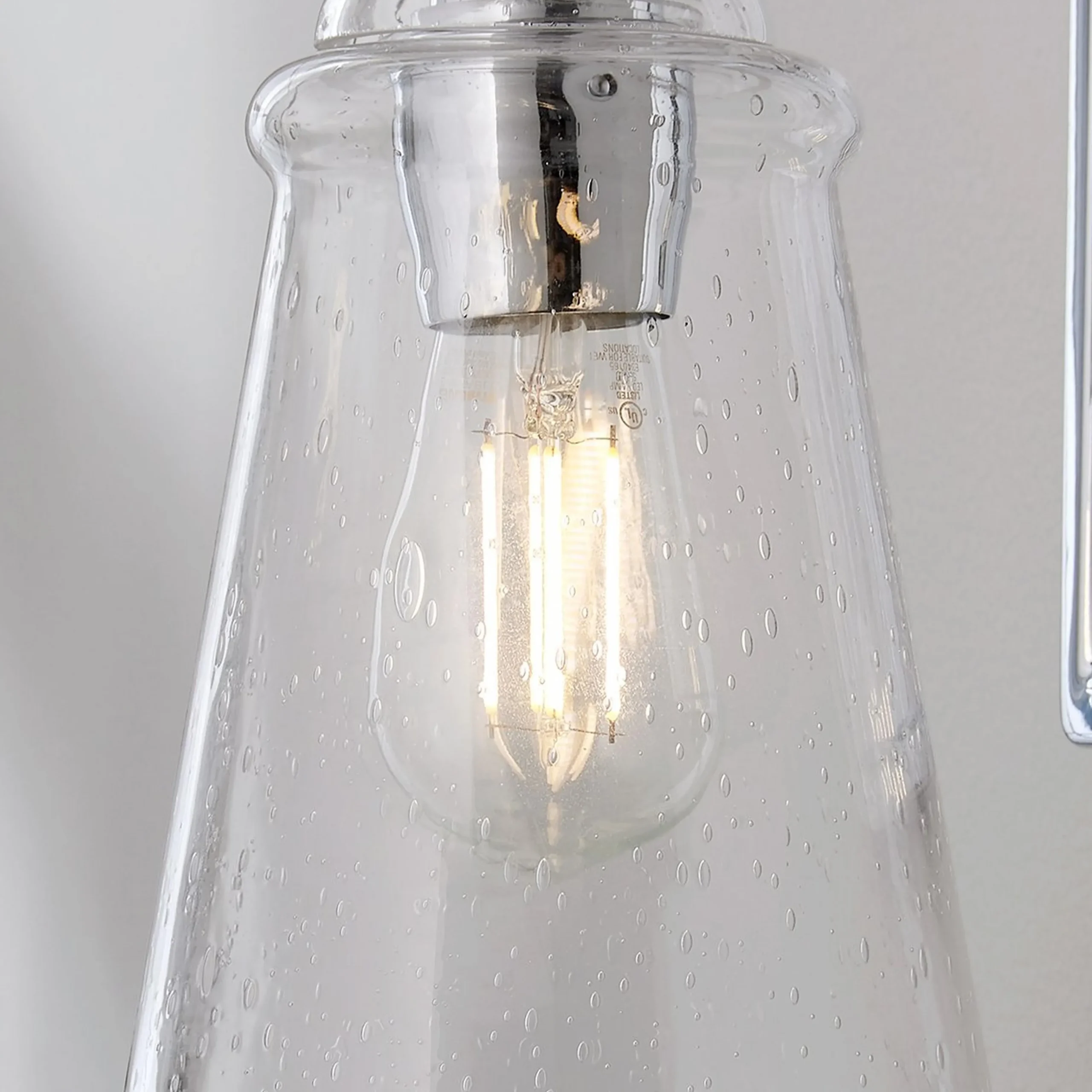 Historic Industrial Seeded Sconce