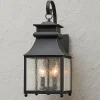Homesteader Seeded Glass Outdoor Sconce - 2 Light