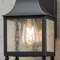 Homesteader Seeded Glass Outdoor Sconce - 1 Light