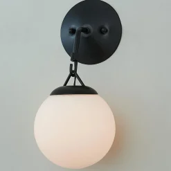 Hooked Globe Sconce