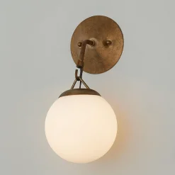 Hooked Globe Sconce