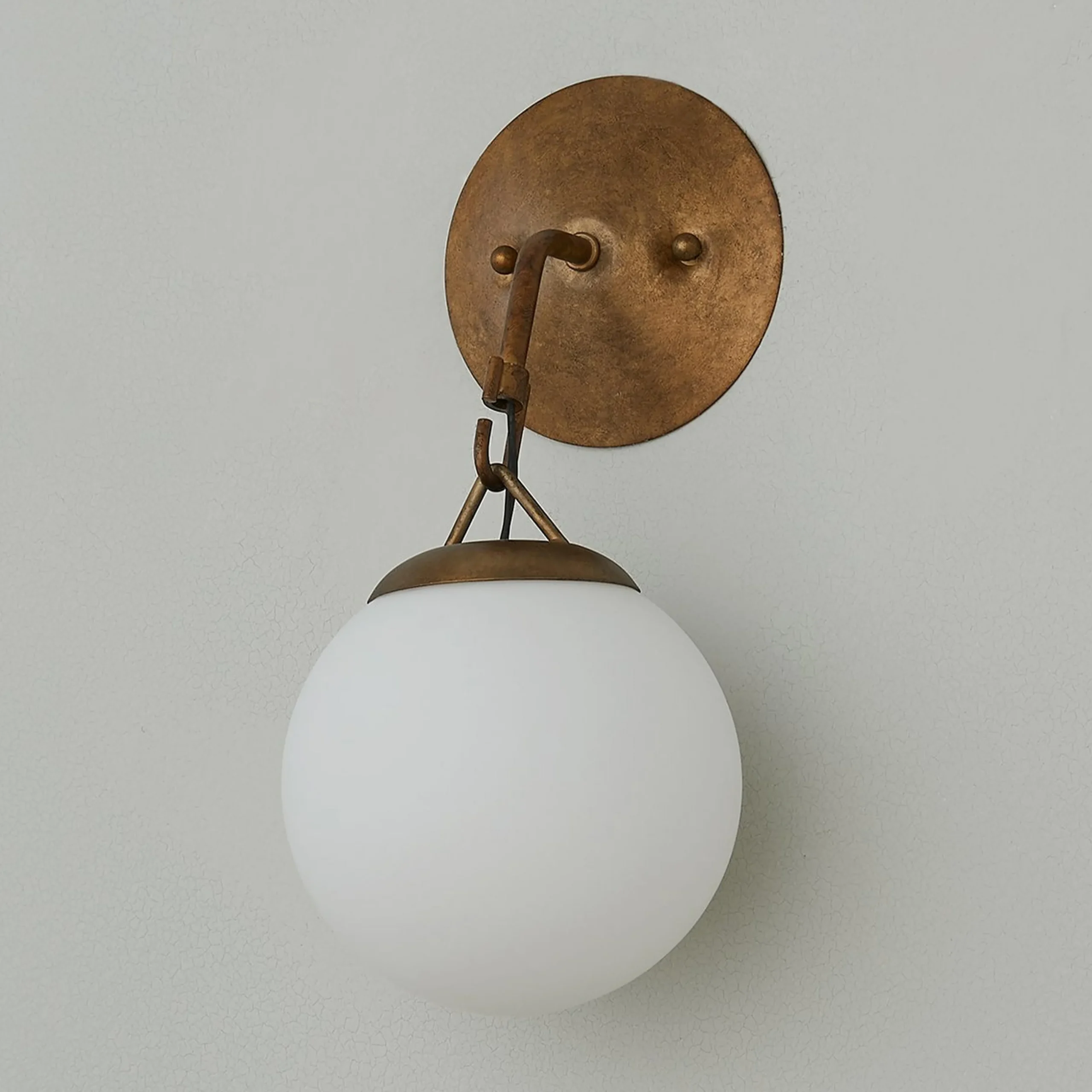 Hooked Globe Sconce
