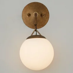 Hooked Globe Sconce