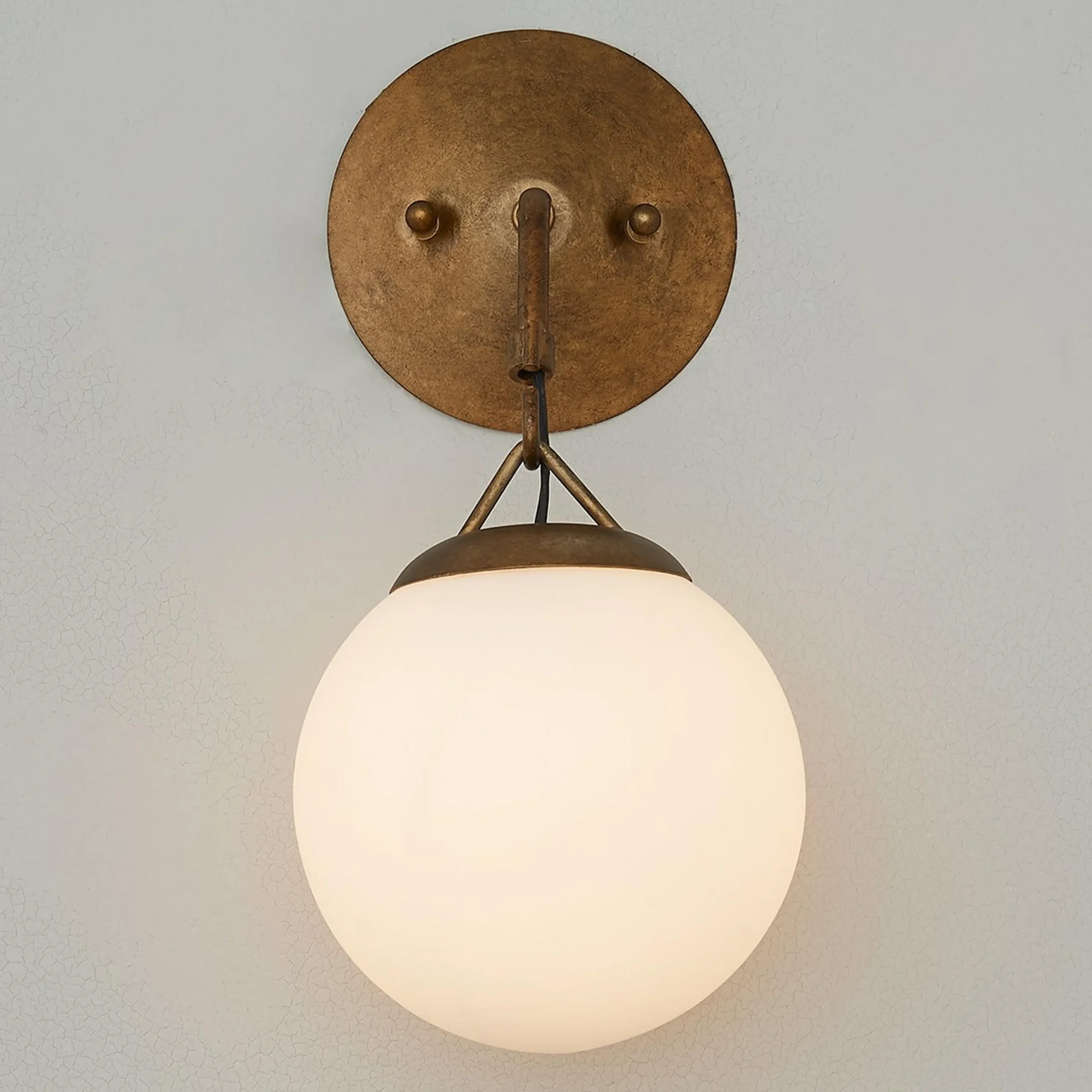 Hooked Globe Sconce