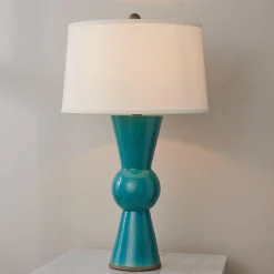Hourglass Ceramic Table Lamp