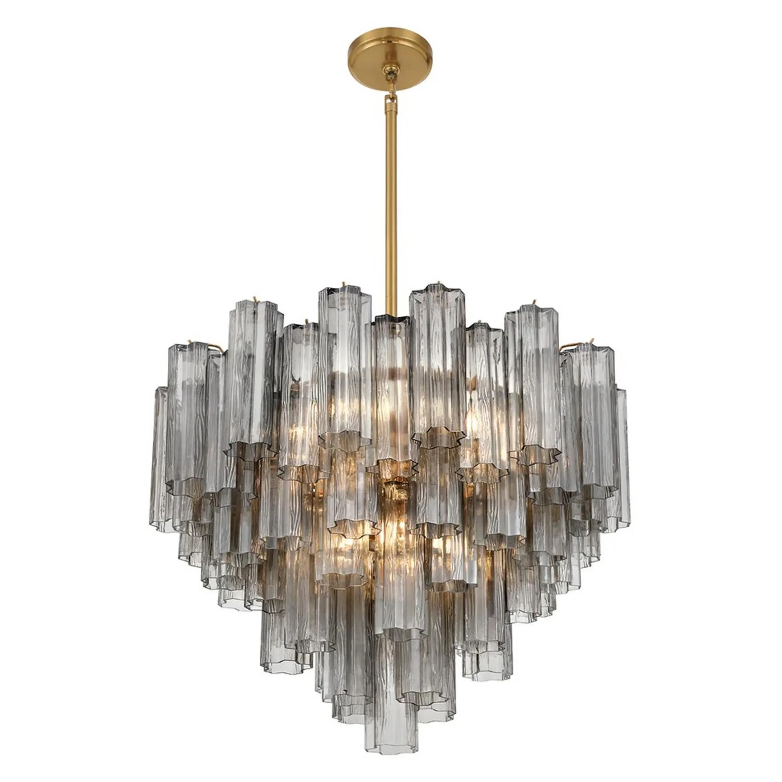 Imondo Chandelier - 12 Light - Smoke