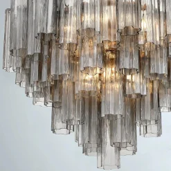 Imondo Chandelier - 12 Light - Smoke