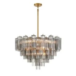 Imondo Chandelier - 16 Light - Smoke
