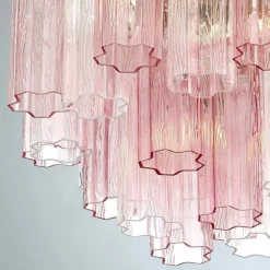 Imondo Chandelier - 4 Light - Pink