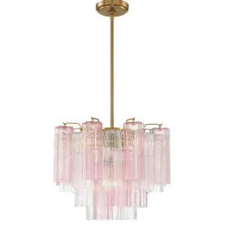 Imondo Chandelier - 4 Light - Pink