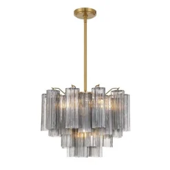 Imondo Chandelier - 6 Light - Smoke