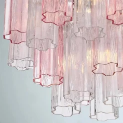 Imondo Chandelier - 4 Light - Pink
