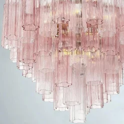 Imondo Chandelier - 12 Light - Pink