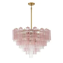 Imondo Chandelier - 16 Light - Pink