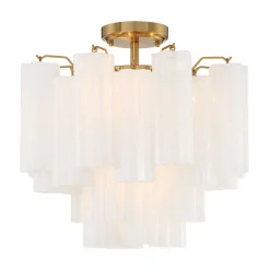 Imondo Semi-Flush Ceiling Light - White