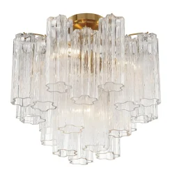 Imondo Semi-Flush Ceiling Light - Clear