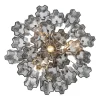Imondo Semi-Flush Ceiling Light - Smoke