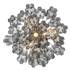 Imondo Semi-Flush Ceiling Light - Smoke
