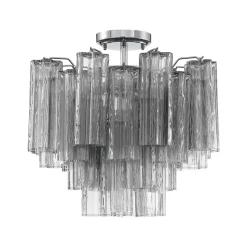 Imondo Semi-Flush Ceiling Light - Smoke