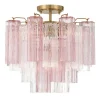 Imondo Semi-Flush Ceiling Light - Pink