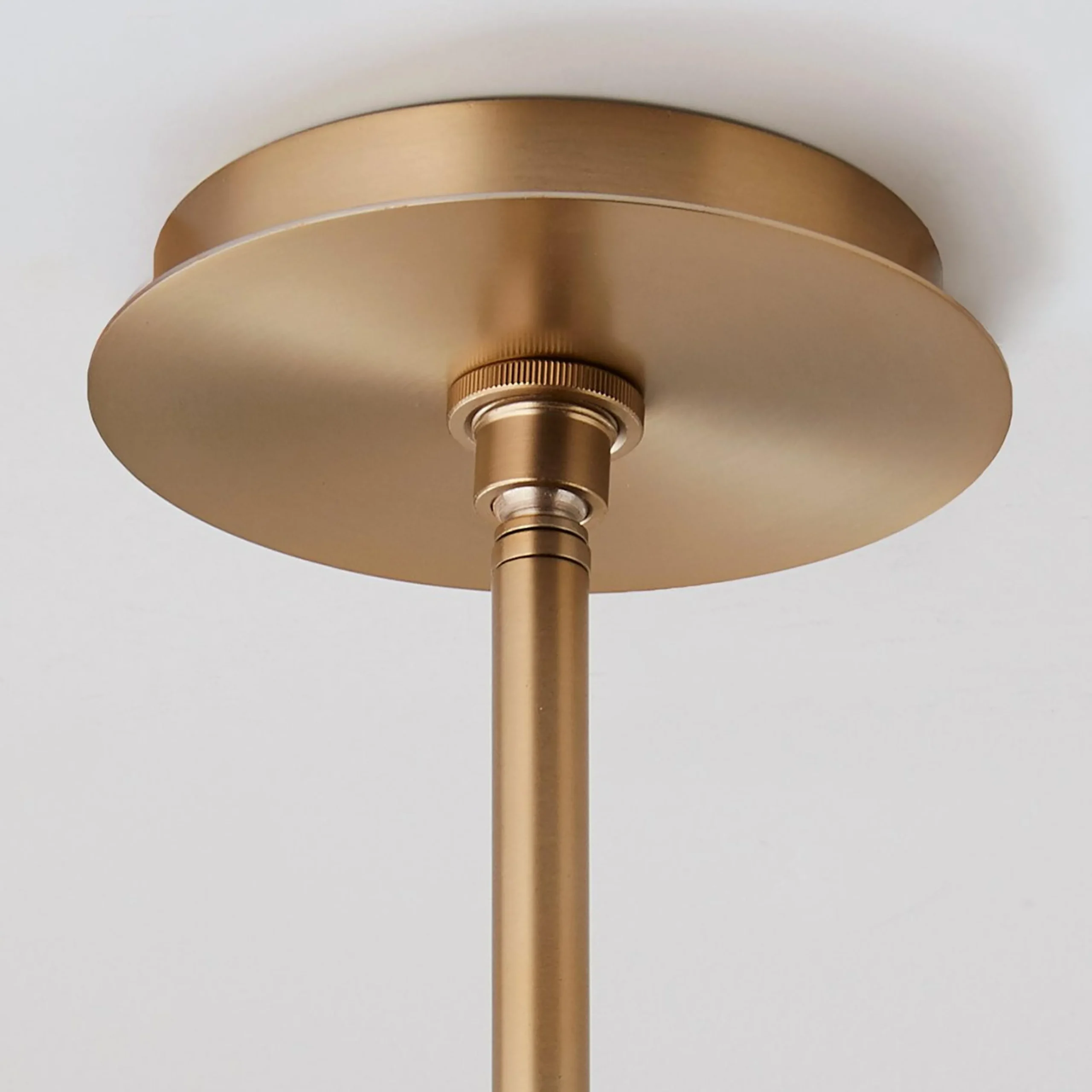 Industrial Banded Globe Pendant - Medium