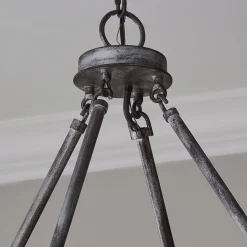Industrial Farmhouse Ring Chandelier - 20 Light