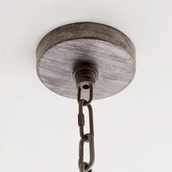Industrial Farmhouse Ring Chandelier - 20 Light